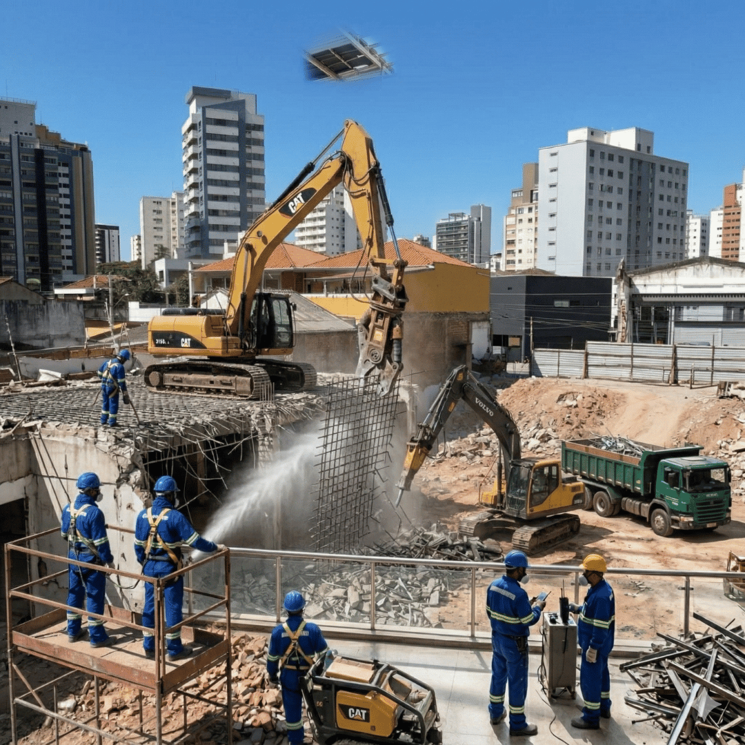 Demolição de Chaminé