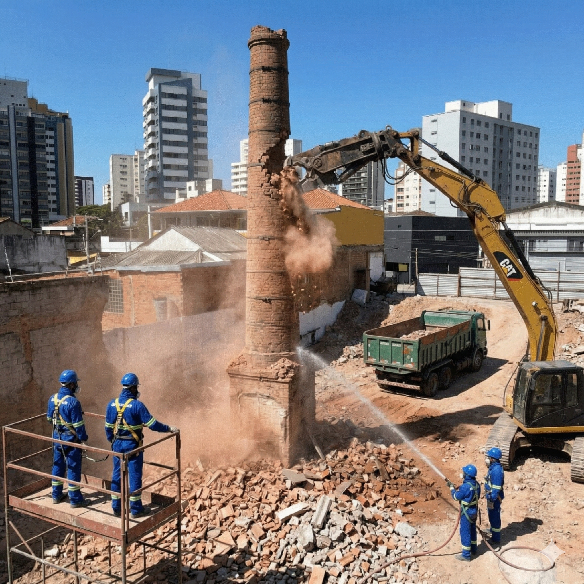 Demolição de Chaminé