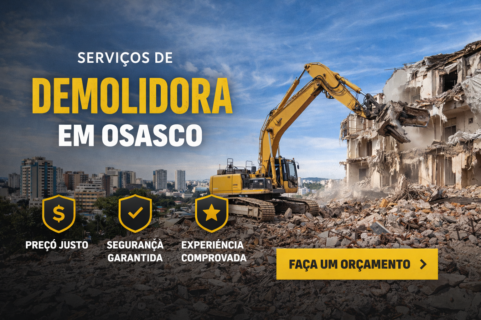Demolidora em Osasco